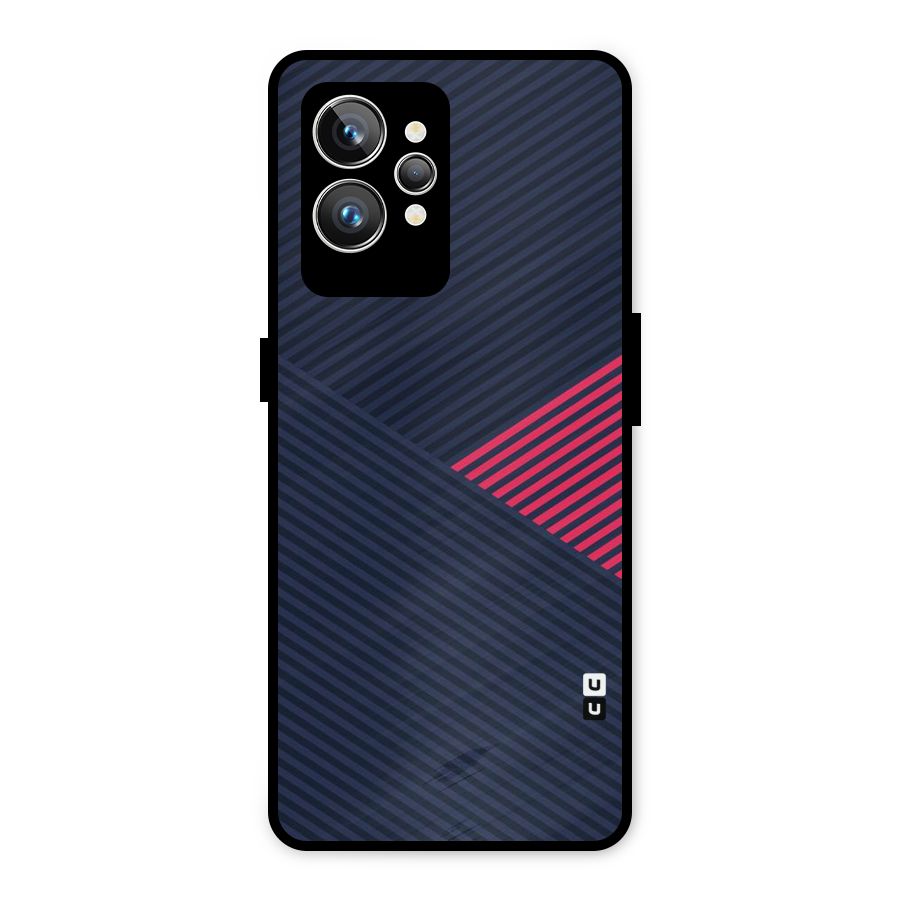 Criscros Stripes Metal Back Case for Realme GT2 Pro