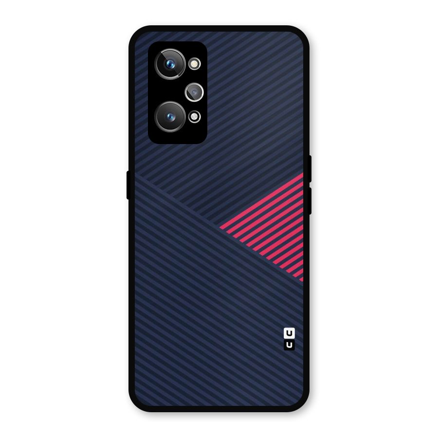 Criscros Stripes Metal Back Case for Realme GT 2