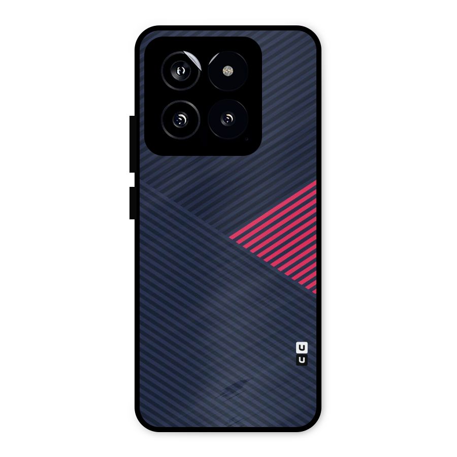 Criscros Stripes Metal Back Case for Xiaomi 14