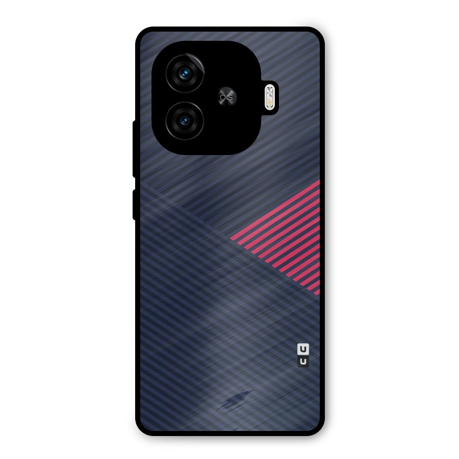 Criscros Stripes Metal Back Case for iQOO Neo 10R