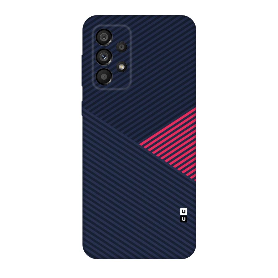 Criscros Stripes Original Polycarbonate Back Case for Galaxy A73 5G