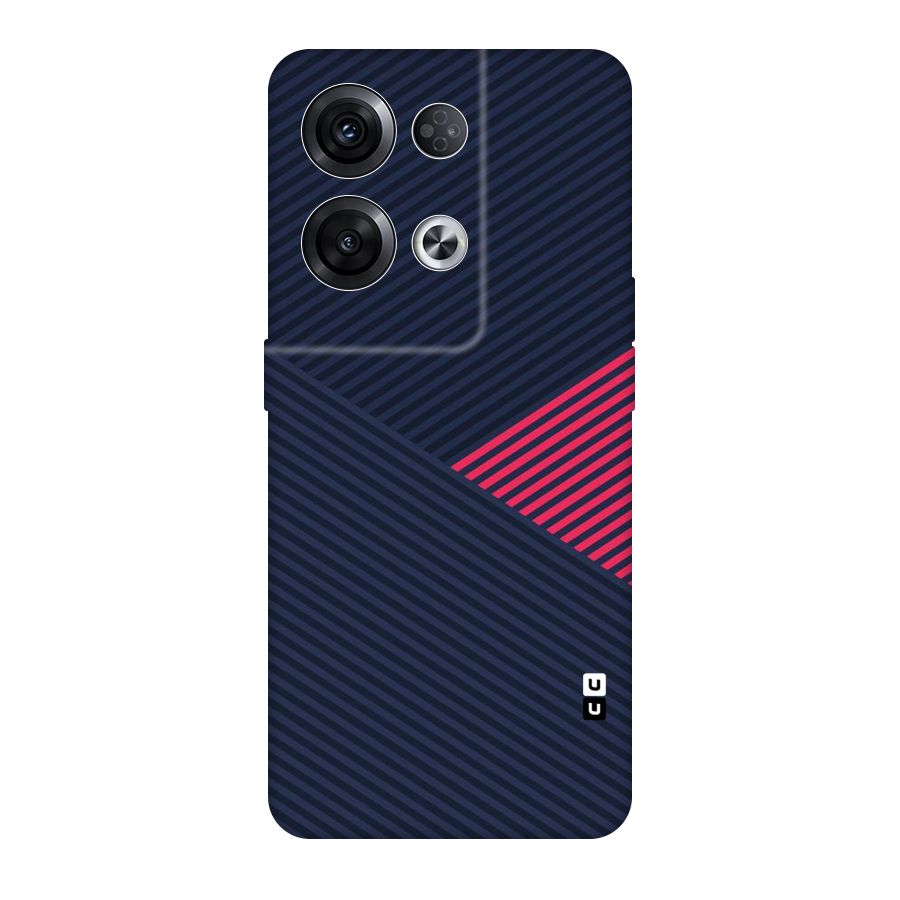 Criscros Stripes Original Polycarbonate Back Case for Oppo Reno8 Pro 5G