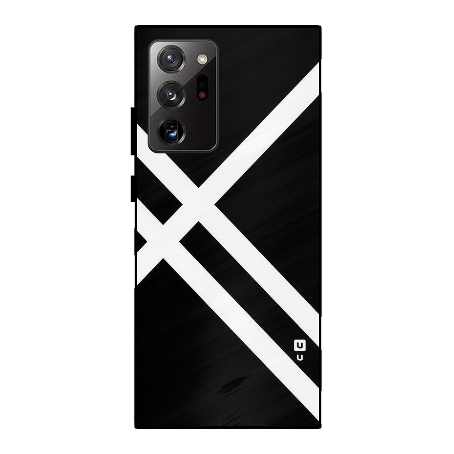 CrissCross Lines Metal Back Case for Galaxy Note 20 Ultra