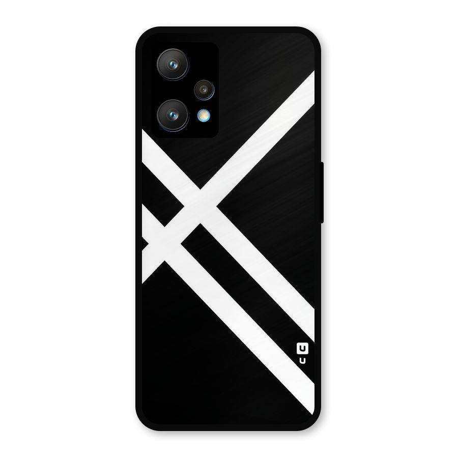 CrissCross Lines Metal Back Case for Realme 9 Pro Plus 5G