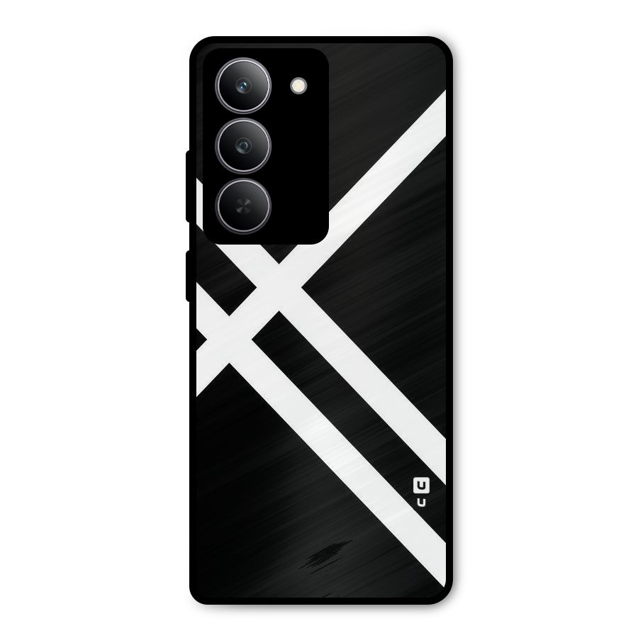 CrissCross Lines Metal Back Case for Realme P3x