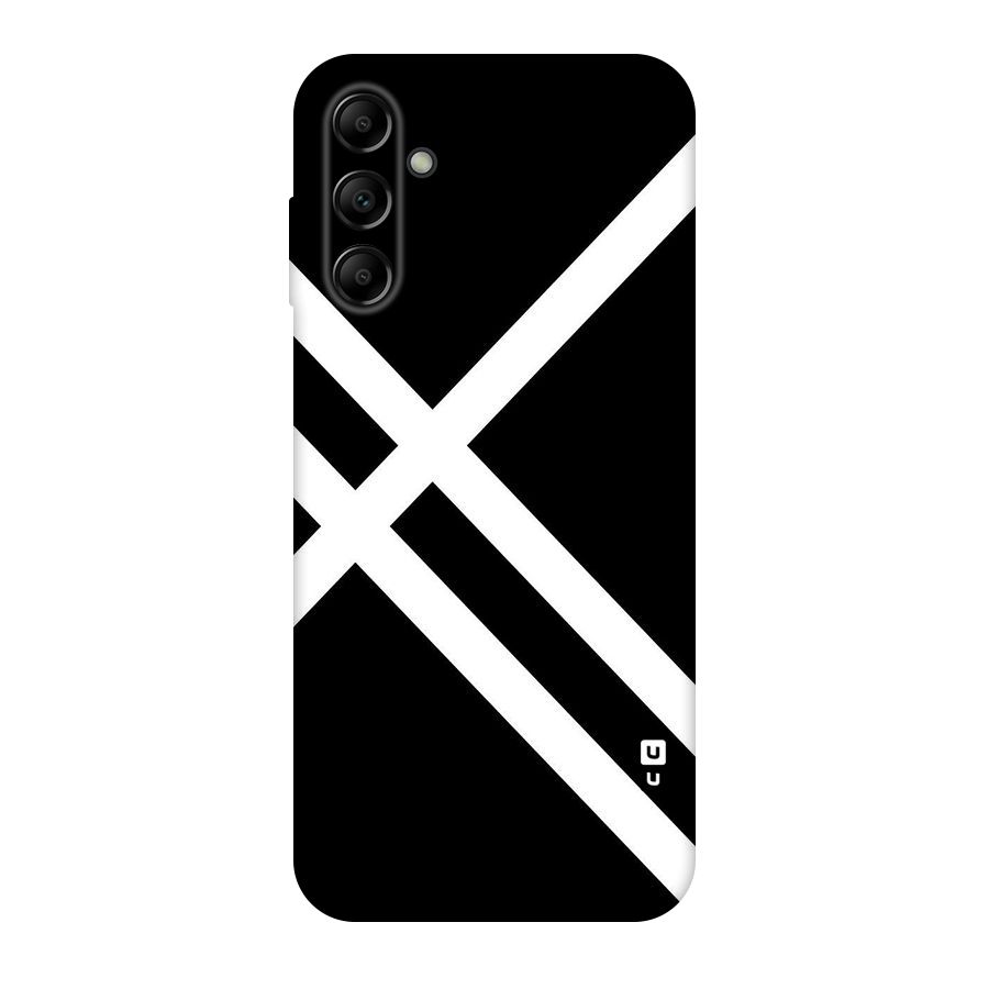 CrissCross Lines Original Polycarbonate Back Case for Galaxy A14 5G