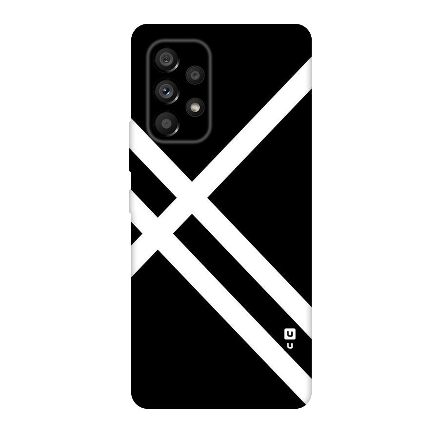 CrissCross Lines Original Polycarbonate Back Case for Galaxy A53 5G