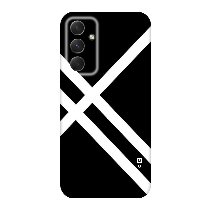 CrissCross Lines Original Polycarbonate Back Case for Galaxy A54