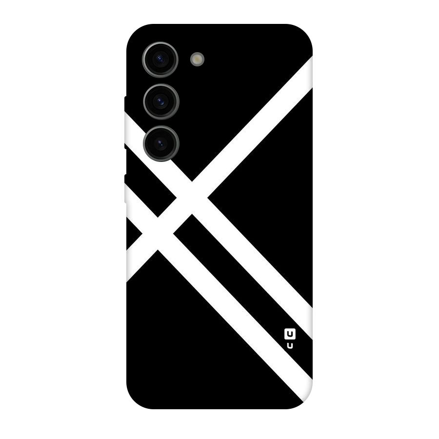CrissCross Lines Original Polycarbonate Back Case for Galaxy S23