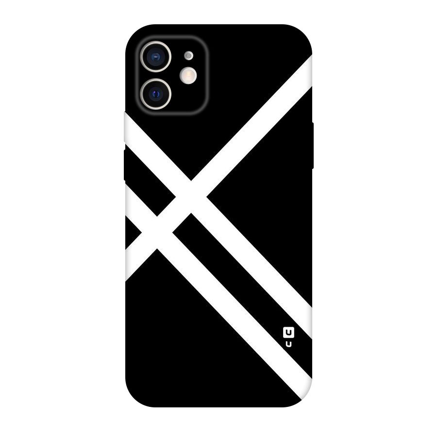 CrissCross Lines Original Polycarbonate Back Case for iPhone 12