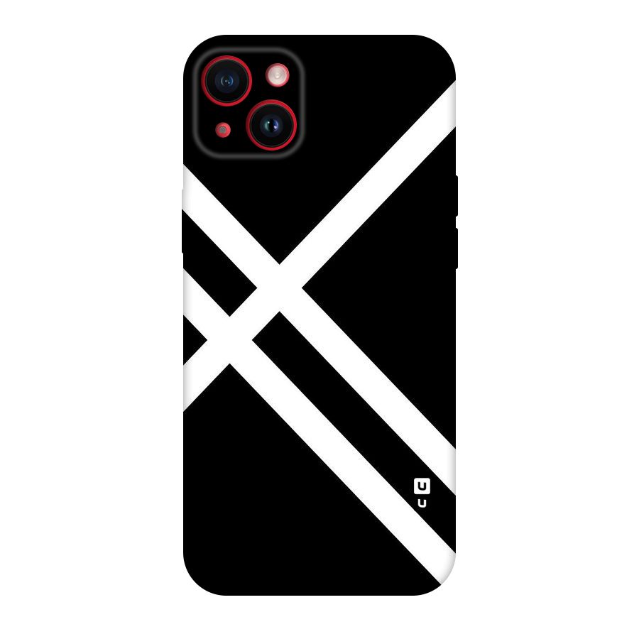 CrissCross Lines Original Polycarbonate Back Case for iPhone 14 Plus