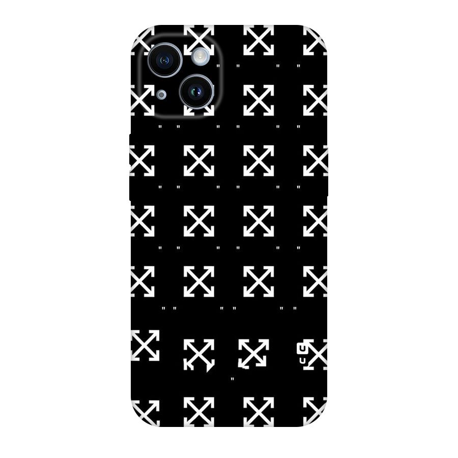 Cross Arrow Black Original Polycarbonate Back Case for iPhone 14