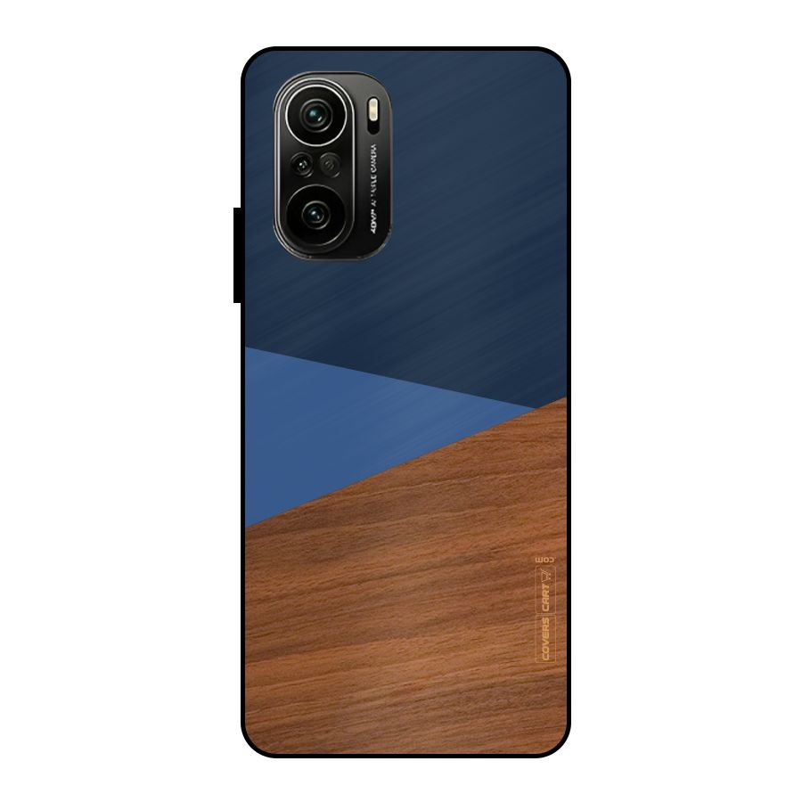 Crossed Lines Pattern Metal Back Case for Mi 11x