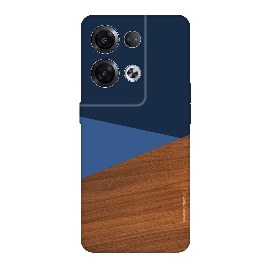 Crossed Lines Pattern Original Polycarbonate Back Case for Oppo Reno8 Pro 5G