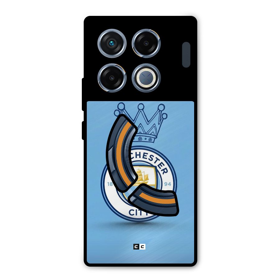 Crown City FC Metal Back Case for Infinix GT 20 Pro