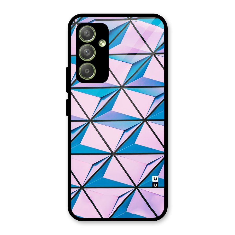 Crystal Abstract Glass Back Case for Galaxy A54
