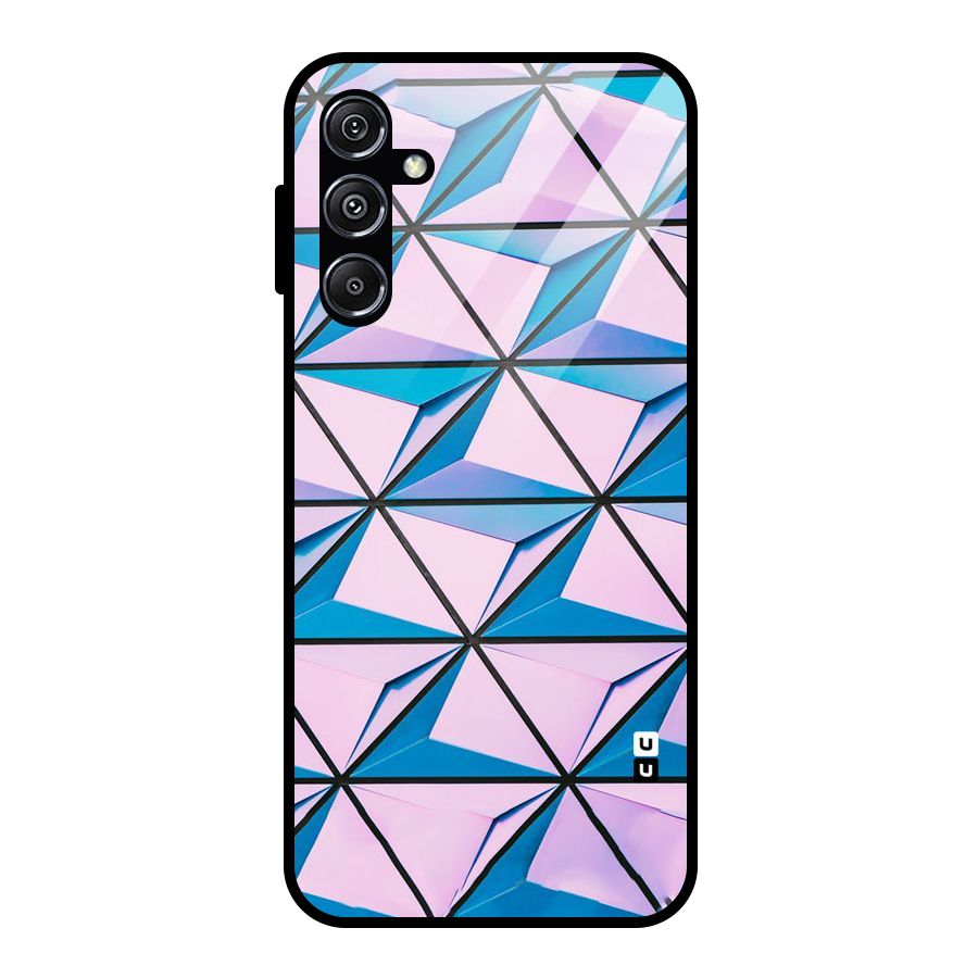 Crystal Abstract Glass Back Case for Galaxy M34 5G