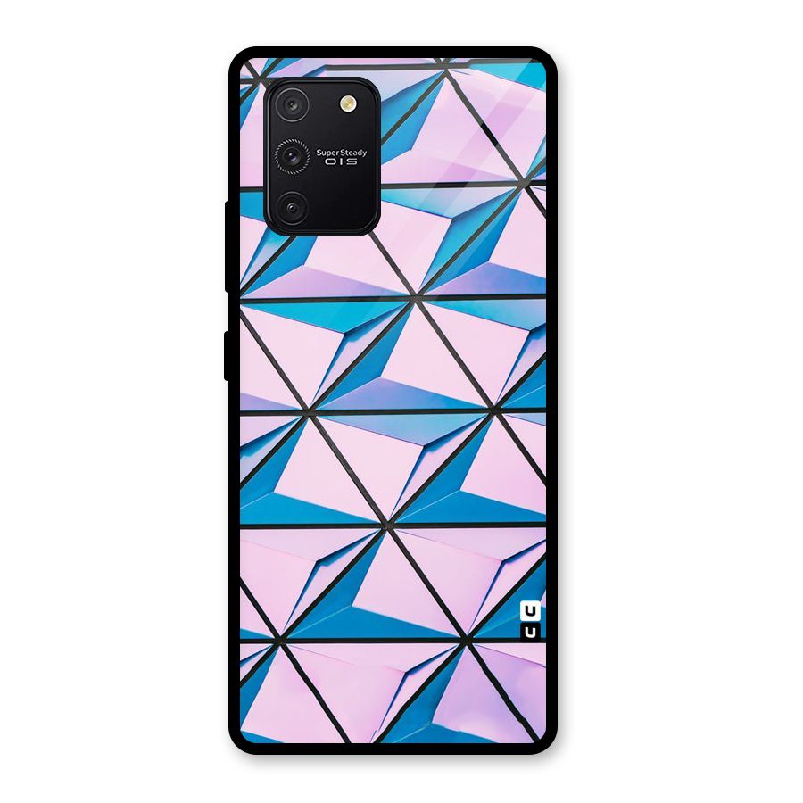 Crystal Abstract Glass Back Case for Galaxy S10 Lite