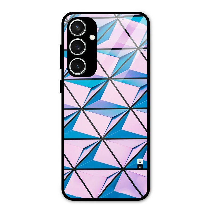 Crystal Abstract Glass Back Case for Galaxy S23 FE