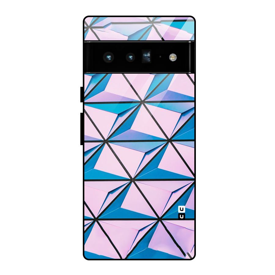 Crystal Abstract Glass Back Case for Google Pixel 6 Pro