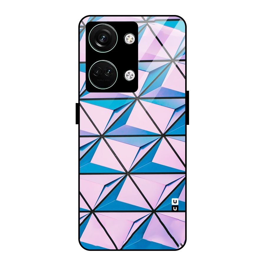 Crystal Abstract Glass Back Case for Oneplus Nord 3