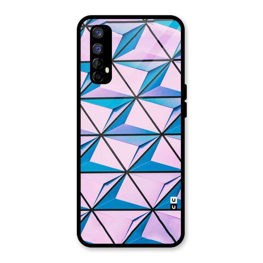 Crystal Abstract Glass Back Case for Realme Narzo 20 Pro