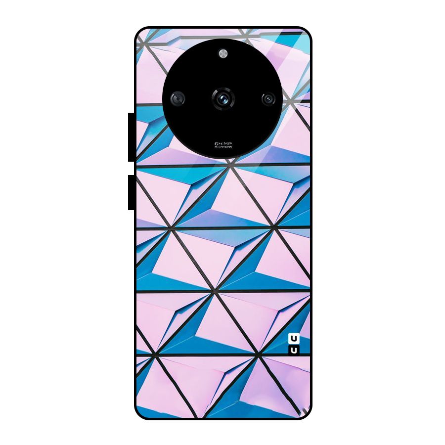 Crystal Abstract Glass Back Case for Realme Narzo 60 5G
