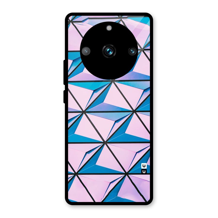 Crystal Abstract Glass Back Case for Realme Narzo 60 Pro