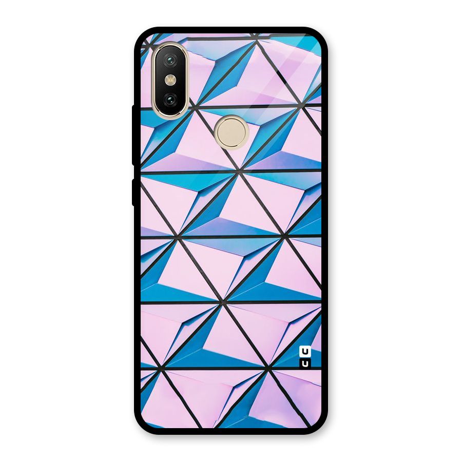 Crystal Abstract Glass Back Case for Redmi A2