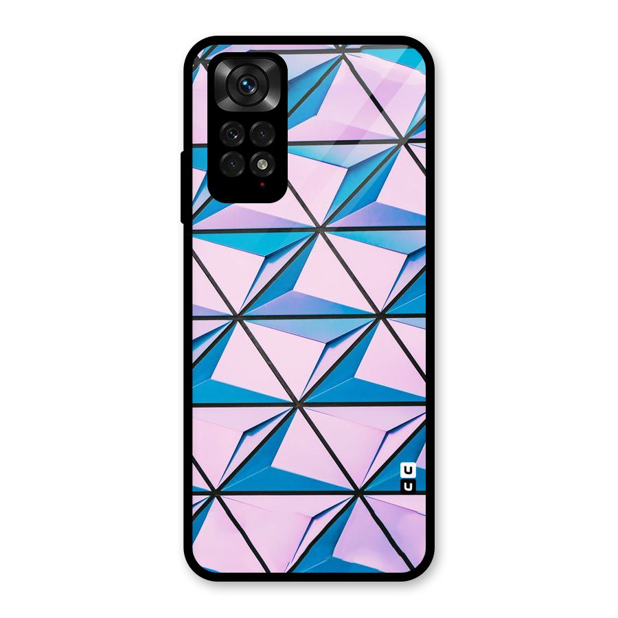 Crystal Abstract Glass Back Case for Redmi Note 11S