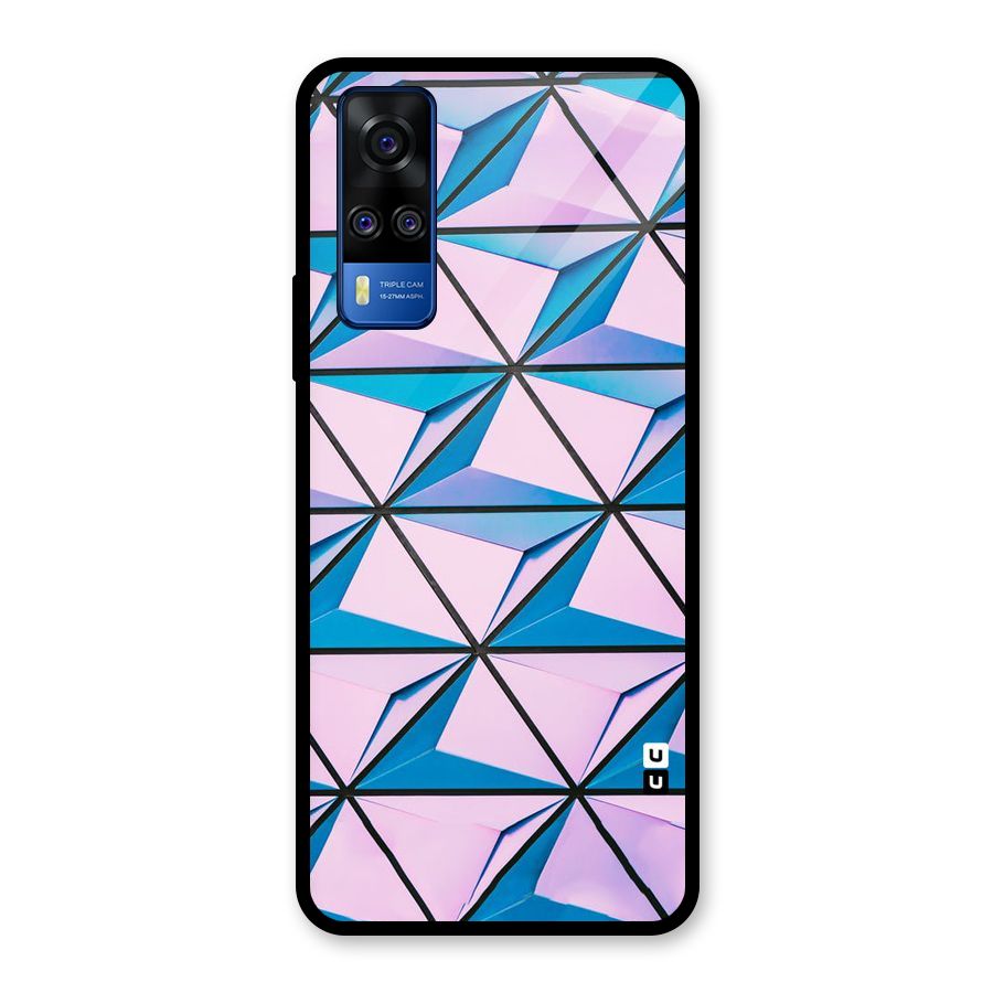 Crystal Abstract Glass Back Case for Vivo Y31
