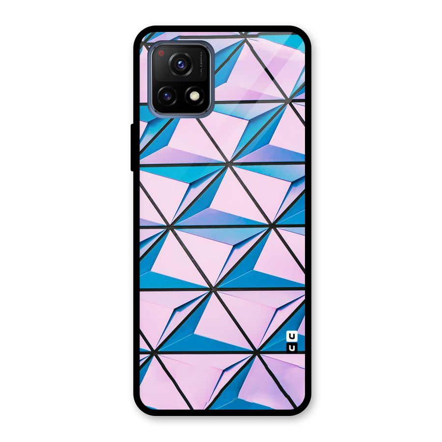 Crystal Abstract Glass Back Case for Vivo Y72 5G