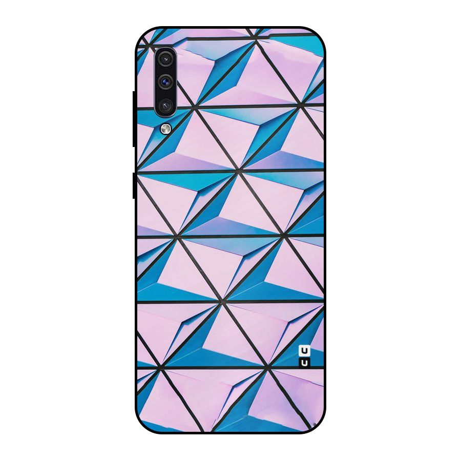 Crystal Abstract Metal Back Case for Galaxy A30s