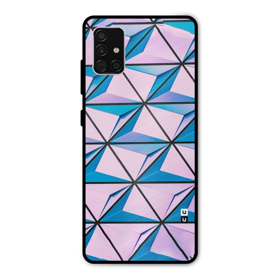 Crystal Abstract Metal Back Case for Galaxy A51
