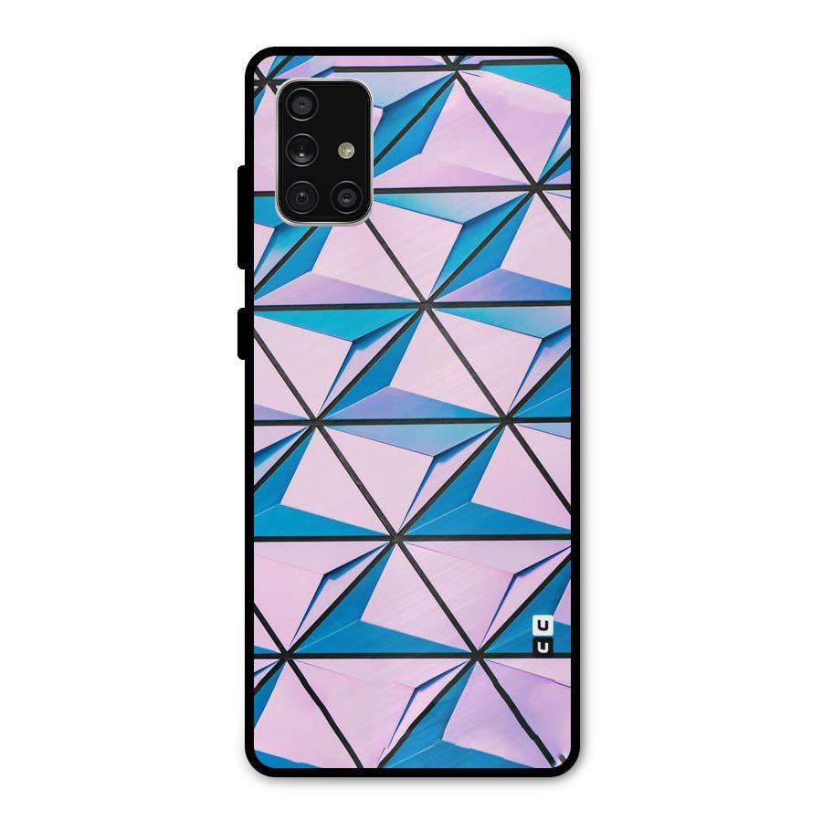 Crystal Abstract Metal Back Case for Galaxy A71