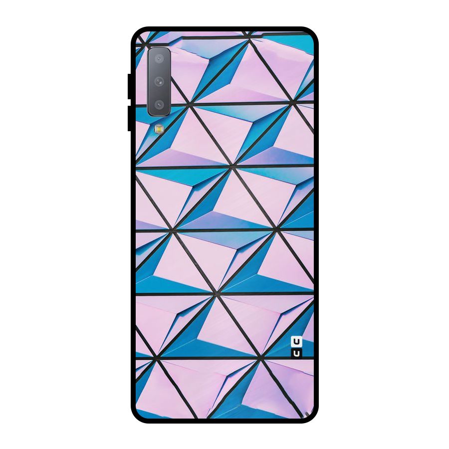 Crystal Abstract Metal Back Case for Galaxy A7 (2018)