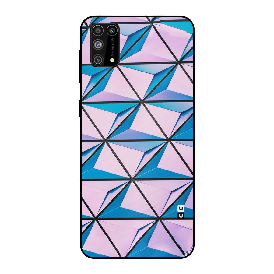 Crystal Abstract Metal Back Case for Galaxy F41