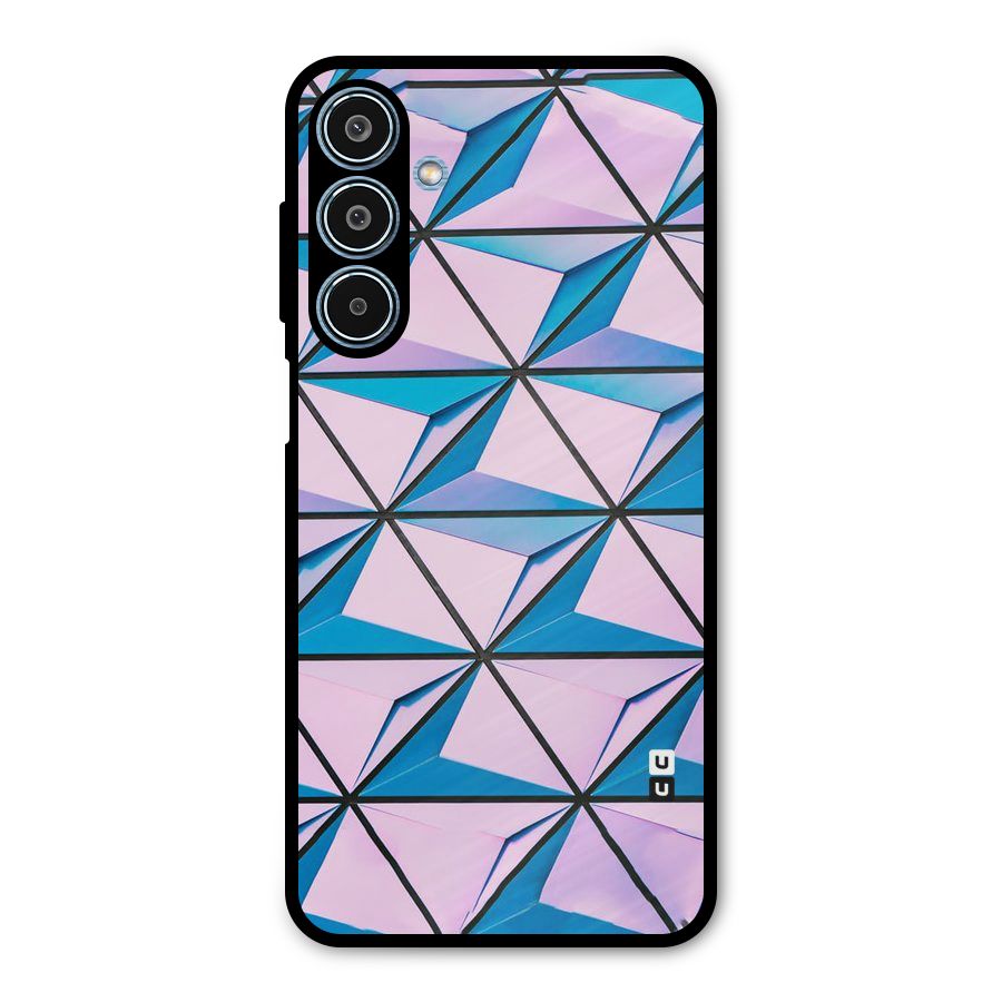 Crystal Abstract Metal Back Case for Galaxy M35