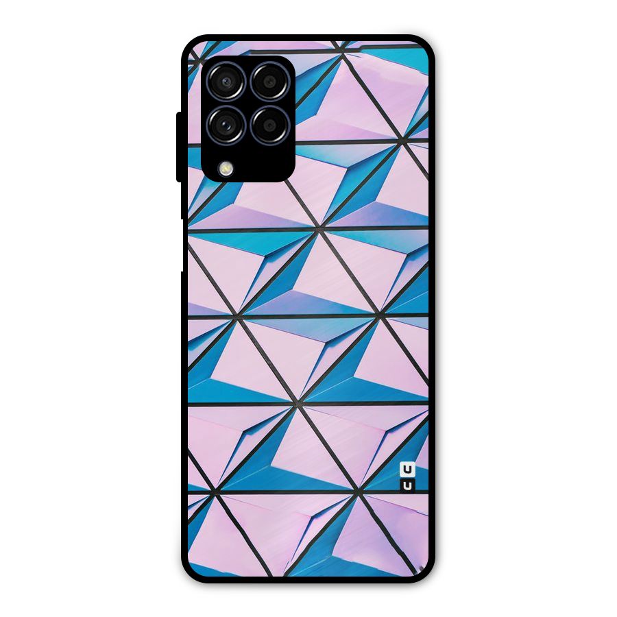 Crystal Abstract Metal Back Case for Galaxy M53 5G