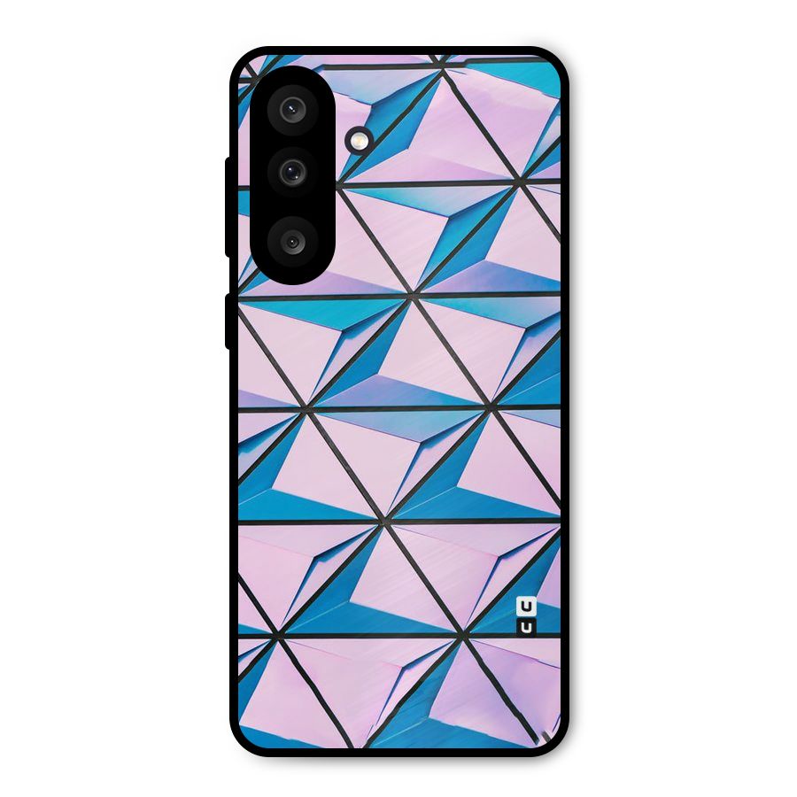 Crystal Abstract Metal Back Case for Galaxy M56