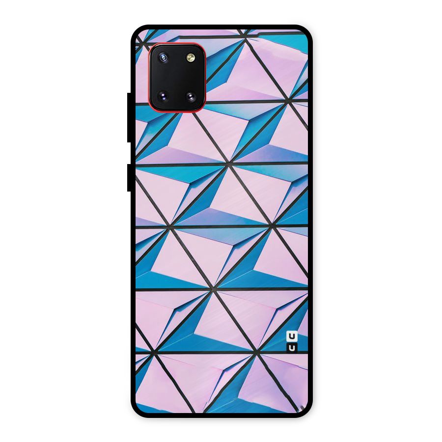 Crystal Abstract Metal Back Case for Galaxy Note 10 Lite