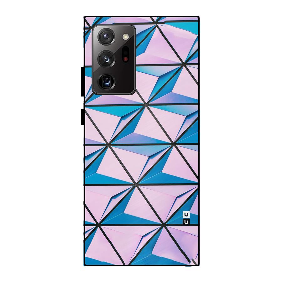 Crystal Abstract Metal Back Case for Galaxy Note 20 Ultra
