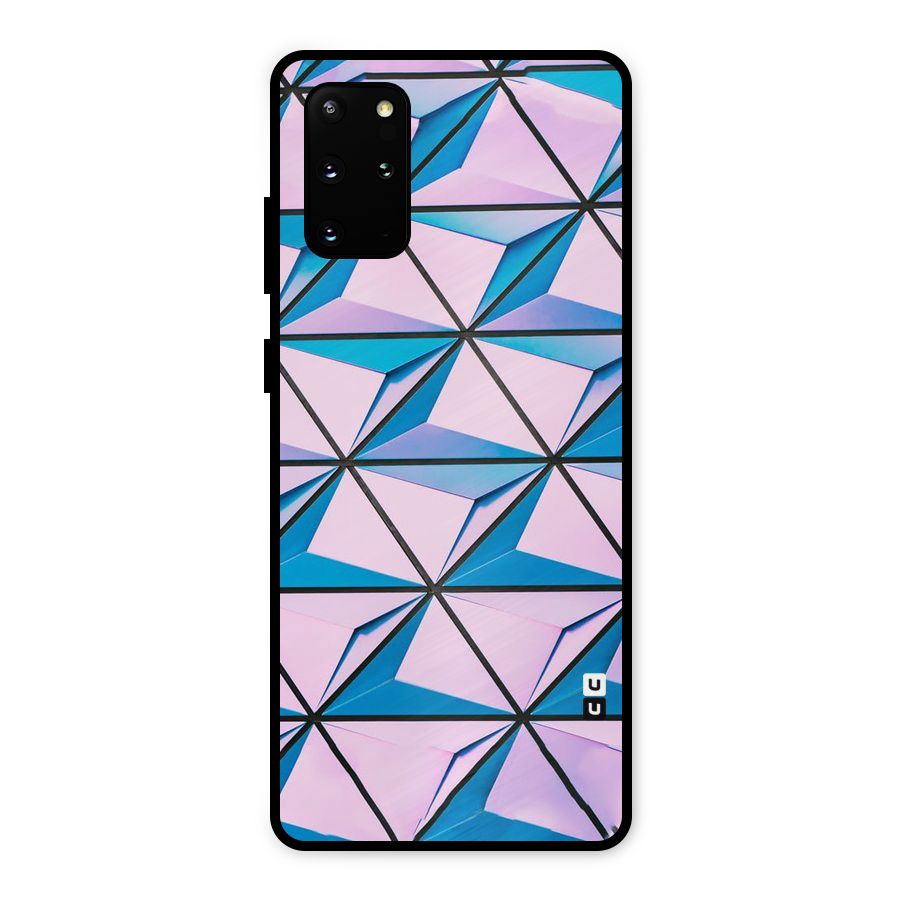 Crystal Abstract Metal Back Case for Galaxy S20 Plus