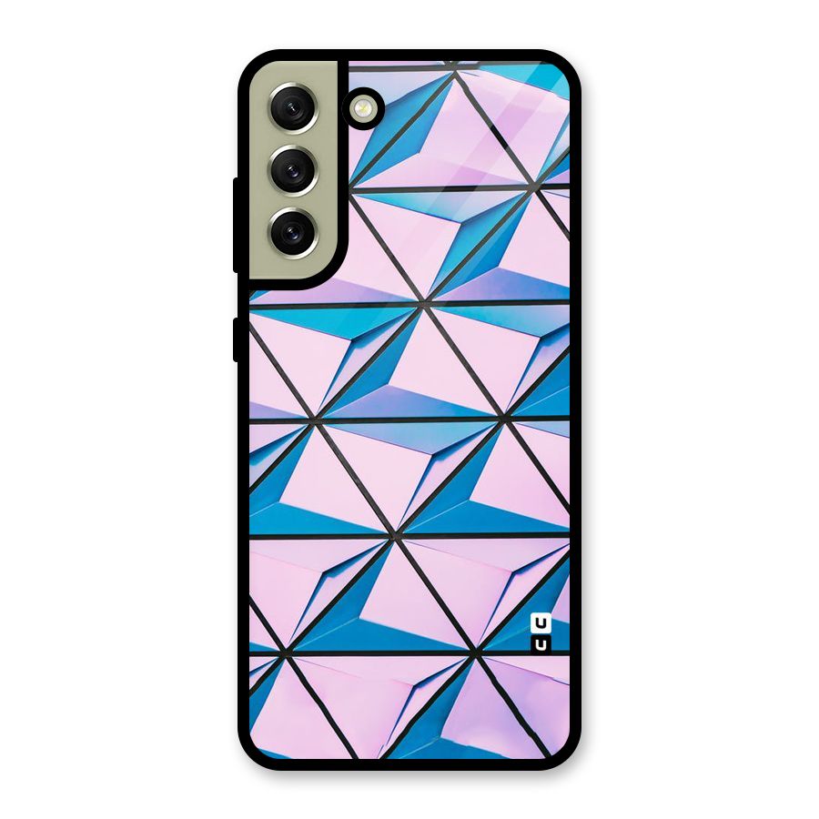 Crystal Abstract Metal Back Case for Galaxy S21 FE 5G (2023)
