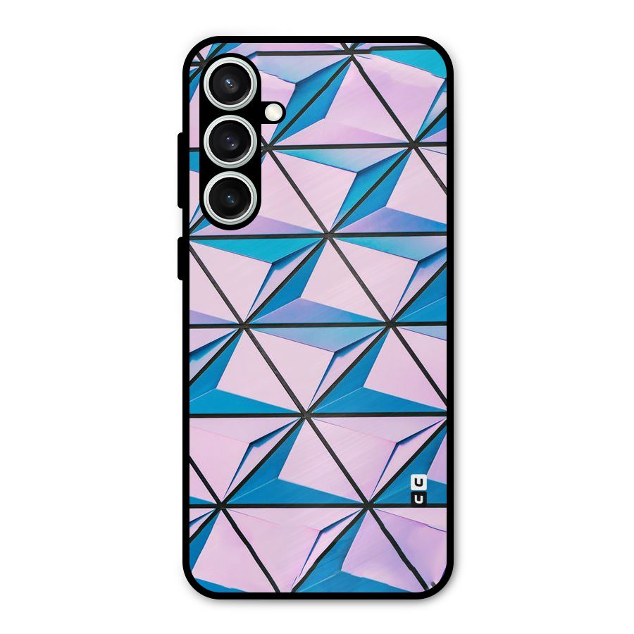 Crystal Abstract Metal Back Case for Galaxy S23 FE