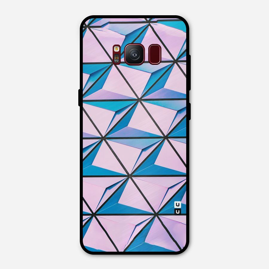 Crystal Abstract Metal Back Case for Galaxy S8