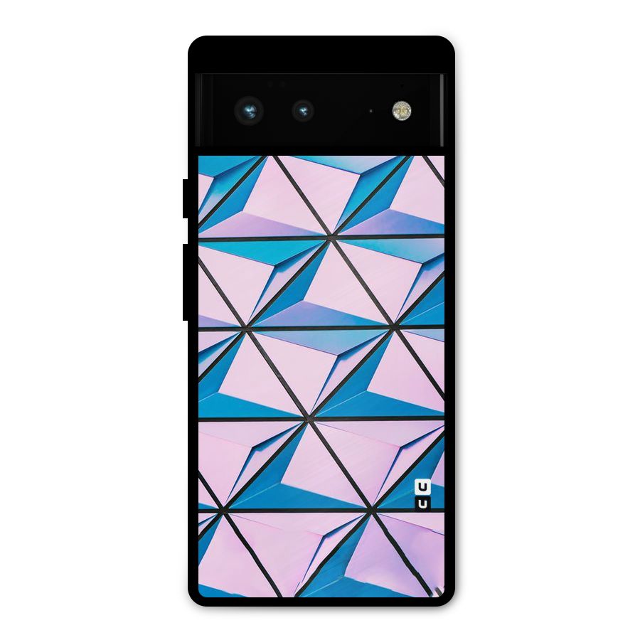 Crystal Abstract Metal Back Case for Google Pixel 6
