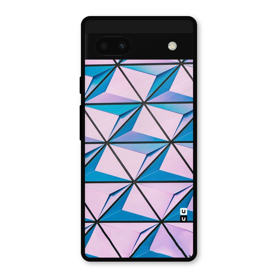 Crystal Abstract Metal Back Case for Google Pixel 6a