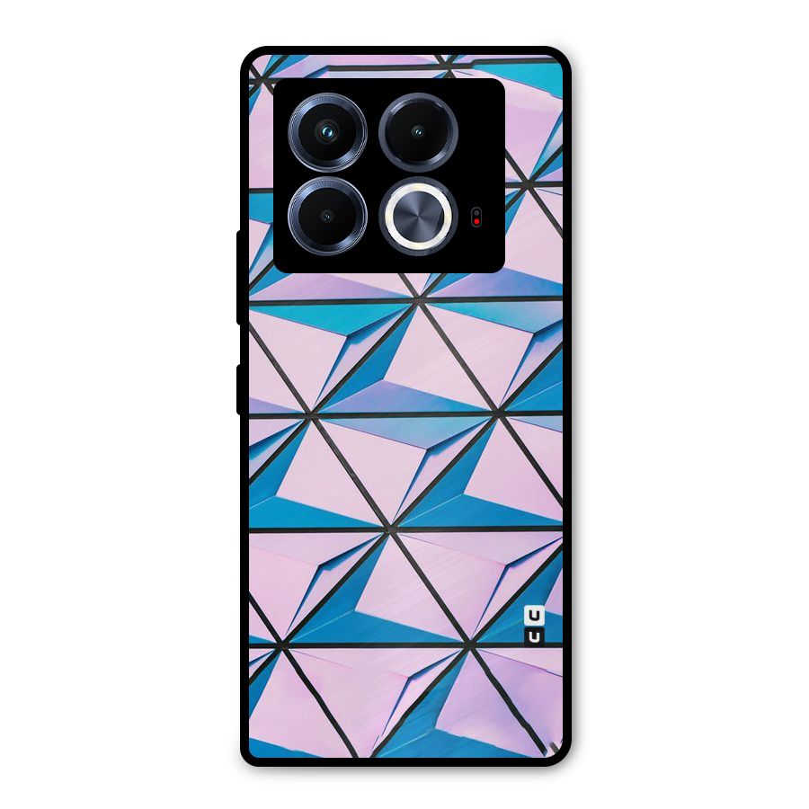 Crystal Abstract Metal Back Case for Infinix Note 40 5G