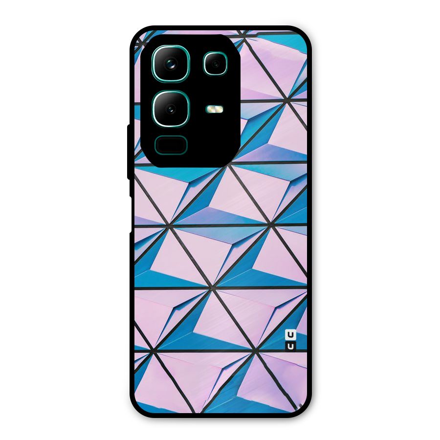 Crystal Abstract Metal Back Case for Infinix Note 50x